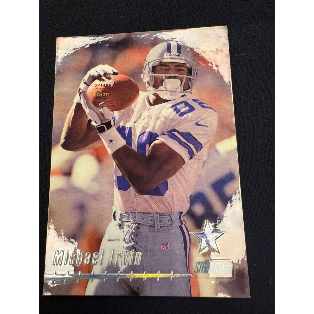 Michael Irvin Dallas Cowboys 1997 Stadium Club Card NFL Football Star‎ Card